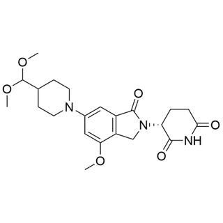 (R)-3-(6-(4-(dimethoxymethyl)piperidin-1-yl)-4-methoxy-1-oxoisoindolin-2-yl)piperidine-2,6-dione