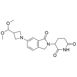3-(6-(3-(dimethoxymethyl)azetidin-1-yl)-1-oxoisoindolin-2-yl)piperidine-2,6-dione