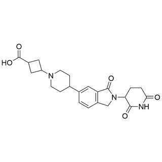 3-(4-(2-(2,6-dioxopiperidin-3-yl)-3-oxoisoindolin-5-yl)piperidin-1-yl)cyclobutane-1-carboxylic acid