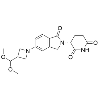 (R)-3-(5-(3-(dimethoxymethyl)azetidin-1-yl)-1-oxoisoindolin-2-yl)piperidine-2,6-dione
