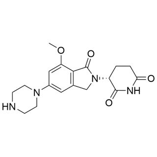(R)-3-(7-methoxy-1-oxo-5-(piperazin-1-yl)isoindolin-2-yl)piperidine-2,6-dione