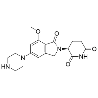 (S)-3-(7-methoxy-1-oxo-5-(piperazin-1-yl)isoindolin-2-yl)piperidine-2,6-dione