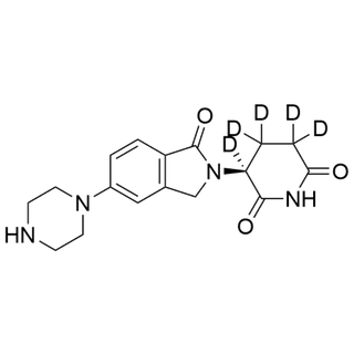 (S)-3-(1-oxo-5-(piperazin-1-yl)isoindolin-2-yl)piperidine-2,6-dione-3,4,4,5,5-d5