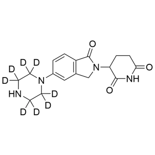 3-(1-oxo-5-(piperazin-1-yl-2,2,3,3,5,5,6,6-d8)isoindolin-2-yl)piperidine-2,6-dione