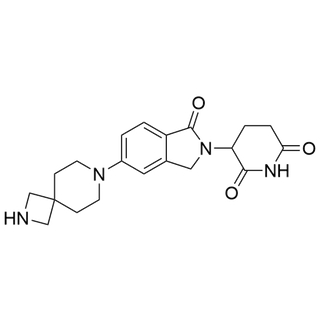 3-(1-oxo-5-(2,7-diazaspiro[3.5]nonan-7-yl)isoindolin-2-yl)piperidine-2,6-dione