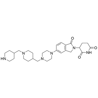 3-(1-oxo-5-(4-((1-(piperidin-4-ylmethyl)piperidin-4-yl)methyl)piperazin-1-yl)isoindolin-2-yl)piperidine-2,6-dione