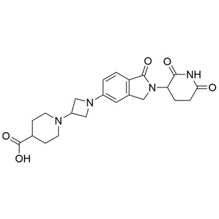 1-(1-(2-(2,6-dioxopiperidin-3-yl)-1-oxoisoindolin-5-yl)azetidin-3-yl)piperidine-4-carboxylic acid