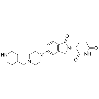 (R)-3-(1-oxo-5-(4-(piperidin-4-ylmethyl)piperazin-1-yl)isoindolin-2-yl)piperidine-2,6-dione