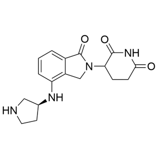 3-(1-oxo-4-(((S)-pyrrolidin-3-yl)amino)isoindolin-2-yl)piperidine-2,6-dione