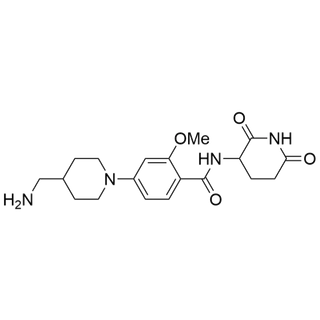 4-(4-(aminomethyl)piperidin-1-yl)-N-(2,6-dioxopiperidin-3-yl)-2-methoxybenzamide