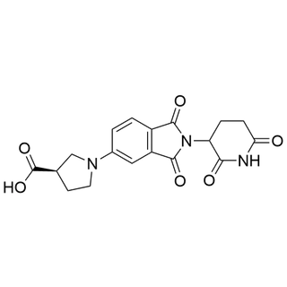 (3R)-1-(2-(2,6-dioxopiperidin-3-yl)-1,3-dioxoisoindolin-5-yl)pyrrolidine-3-carboxylic acid