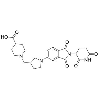 1-((1-(2-(2,6-dioxopiperidin-3-yl)-1,3-dioxoisoindolin-5-yl)pyrrolidin-3-yl)methyl)piperidine-4-carboxylic acid
