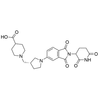 1-(((3R)-1-(2-(2,6-dioxopiperidin-3-yl)-1,3-dioxoisoindolin-5-yl)pyrrolidin-3-yl)methyl)piperidine-4-carboxylic acid