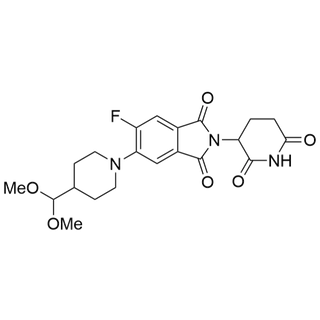 5-(4-(dimethoxymethyl)piperidin-1-yl)-2-(2,6-dioxopiperidin-3-yl)-6-fluoroisoindoline-1,3-dione