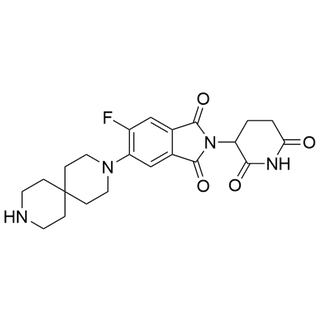 2-(2,6-dioxopiperidin-3-yl)-5-fluoro-6-(3,9-diazaspiro[5.5]undecan-3-yl)isoindoline-1,3-dione