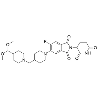 5-(4-((4-(dimethoxymethyl)piperidin-1-yl)methyl)piperidin-1-yl)-2-(2,6-dioxopiperidin-3-yl)-6-fluoroisoindoline-1,3-dione