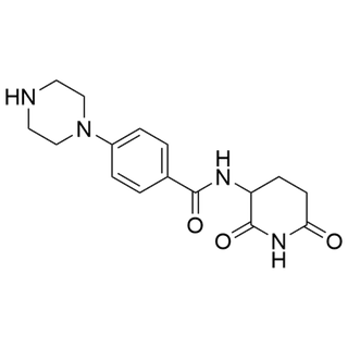 N-(2,6-dioxopiperidin-3-yl)-4-(piperazin-1-yl)benzamide