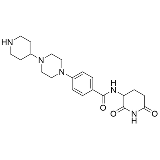 N-(2,6-dioxopiperidin-3-yl)-4-(4-(piperidin-4-yl)piperazin-1-yl)benzamide