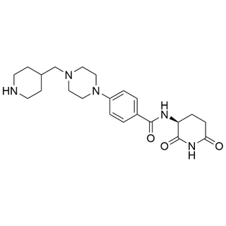 (S)-N-(2,6-dioxopiperidin-3-yl)-4-(4-(piperidin-4-ylmethyl)piperazin-1-yl)benzamide