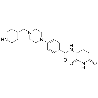 (R)-N-(2,6-dioxopiperidin-3-yl)-4-(4-(piperidin-4-ylmethyl)piperazin-1-yl)benzamide