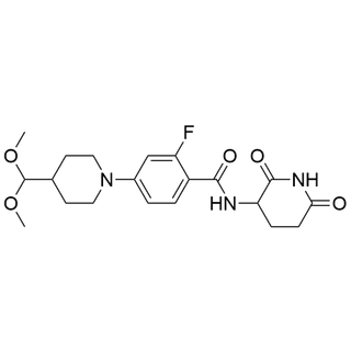 4-(4-(dimethoxymethyl)piperidin-1-yl)-N-(2,6-dioxopiperidin-3-yl)-2-fluorobenzamide