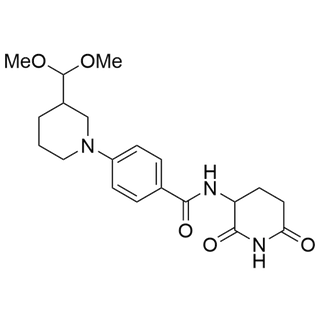 4-(3-(dimethoxymethyl)piperidin-1-yl)-N-(2,6-dioxopiperidin-3-yl)benzamide