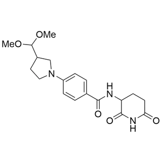 4-(3-(dimethoxymethyl)pyrrolidin-1-yl)-N-(2,6-dioxopiperidin-3-yl)benzamide