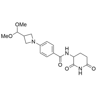 4-(3-(dimethoxymethyl)azetidin-1-yl)-N-(2,6-dioxopiperidin-3-yl)benzamide