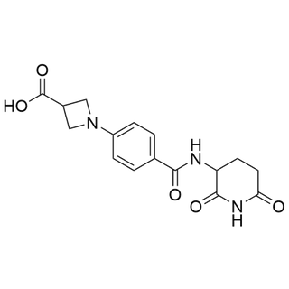 1-(4-((2,6-dioxopiperidin-3-yl)carbamoyl)phenyl)azetidine-3-carboxylic acid