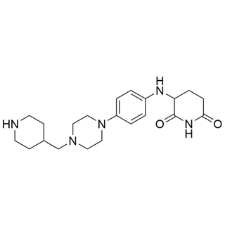 3-((4-(4-(piperidin-4-ylmethyl)piperazin-1-yl)phenyl)amino)piperidine-2,6-dione