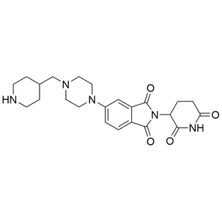 2-(2,6-dioxopiperidin-3-yl)-5-(4-(piperidin-4-ylmethyl)piperazin-1-yl)isoindoline-1,3-dione