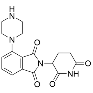 2-(2,6-dioxopiperidin-3-yl)-4-(piperazin-1-yl)isoindoline-1,3-dione