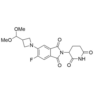 5-(3-(dimethoxymethyl)azetidin-1-yl)-2-(2,6-dioxopiperidin-3-yl)-6-fluoroisoindoline-1,3-dione