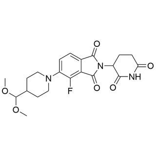 5-(4-(dimethoxymethyl)piperidin-1-yl)-2-(2,6-dioxopiperidin-3-yl)-4-fluoroisoindoline-1,3-dione
