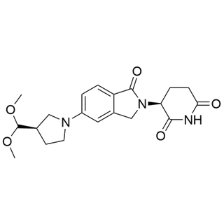 (S)-3-(5-((R)-3-(dimethoxymethyl)pyrrolidin-1-yl)-1-oxoisoindolin-2-yl)piperidine-2,6-dione
