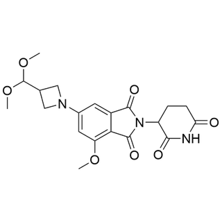 6-(3-(dimethoxymethyl)azetidin-1-yl)-2-(2,6-dioxopiperidin-3-yl)-4-methoxyisoindoline-1,3-dione