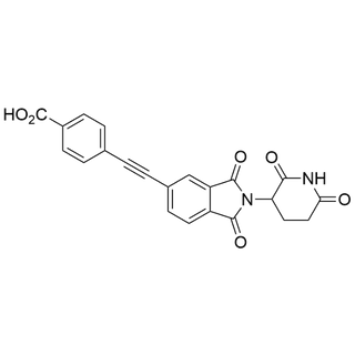 4-((2-(2,6-dioxopiperidin-3-yl)-1,3-dioxoisoindolin-5-yl)ethynyl)benzoic acid