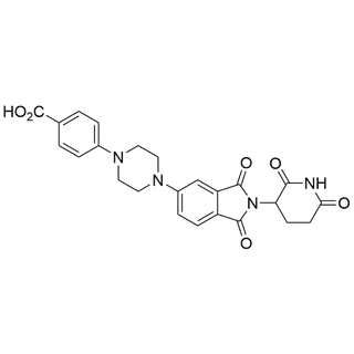 4-(4-(2-(2,6-dioxopiperidin-3-yl)-1,3-dioxoisoindolin-5-yl)piperazin-1-yl)benzoic acid