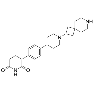 3-(4-(1-(7-azaspiro[3.5]nonan-2-yl)piperidin-4-yl)phenyl)piperidine-2,6-dione