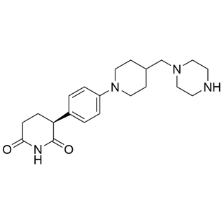 (S)-3-(4-(4-(piperazin-1-ylmethyl)piperidin-1-yl)phenyl)piperidine-2,6-dione
