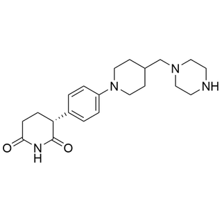 (R)-3-(4-(4-(piperazin-1-ylmethyl)piperidin-1-yl)phenyl)piperidine-2,6-dione