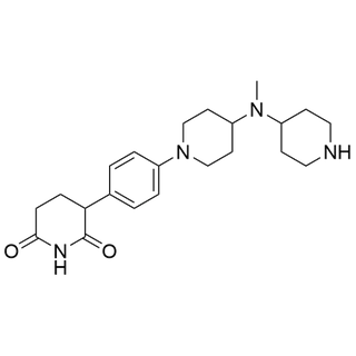 3-(4-(4-(methyl(piperidin-4-yl)amino)piperidin-1-yl)phenyl)piperidine-2,6-dione