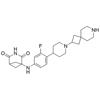 1-((4-(1-(7-azaspiro[3.5]nonan-2-yl)piperidin-4-yl)-3-fluorophenyl)amino)-3-azabicyclo[3.1.1]heptane-2,4-dione