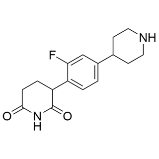 3-(2-fluoro-4-(piperidin-4-yl)phenyl)piperidine-2,6-dione