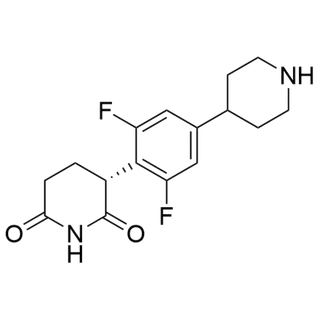 (R)-3-(2,6-difluoro-4-(piperidin-4-yl)phenyl)piperidine-2,6-dione