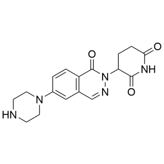3-(1-oxo-6-(piperazin-1-yl)phthalazin-2(1H)-yl)piperidine-2,6-dione