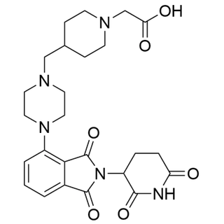 2-(4-((4-(2-(2,6-dioxopiperidin-3-yl)-1,3-dioxoisoindolin-4-yl)piperazin-1-yl)methyl)piperidin-1-yl)acetic acid