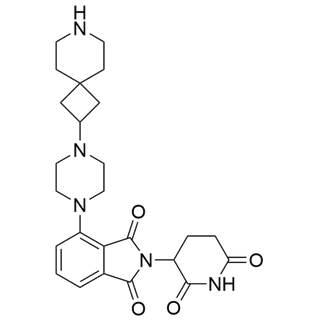 4-(4-(7-azaspiro[3.5]nonan-2-yl)piperazin-1-yl)-2-(2,6-dioxopiperidin-3-yl)isoindoline-1,3-dione