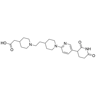 2-(1-(2-(1-(5-(2,6-dioxopiperidin-3-yl)pyridin-2-yl)piperidin-4-yl)ethyl)piperidin-4-yl)acetic acid