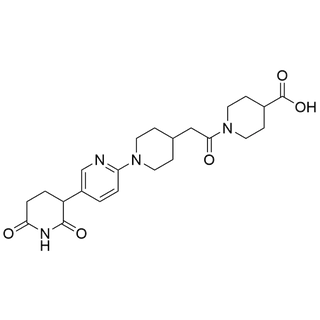 1-(2-(1-(5-(2,6-dioxopiperidin-3-yl)pyridin-2-yl)piperidin-4-yl)acetyl)piperidine-4-carboxylic acid